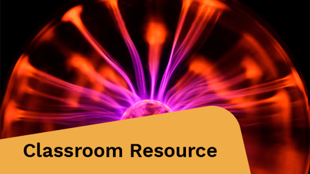 Abstract texture background of a plasma ball with black background.