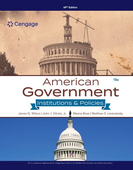 AP American Government 18th Edition book cover