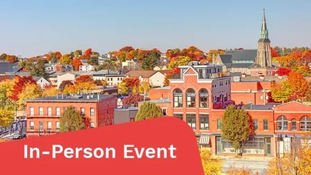 Lowell, MA historical city view