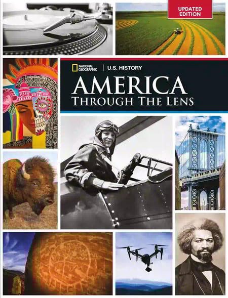 National Geographic Learning U.S. History: America Through the Lens book cover