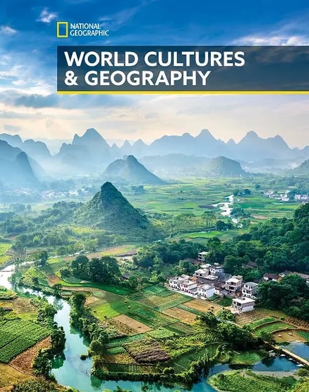 National Geographic Learning World Cultures & Geography book cover