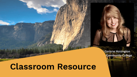 A scenic mountain landscape with a vibrant lake.