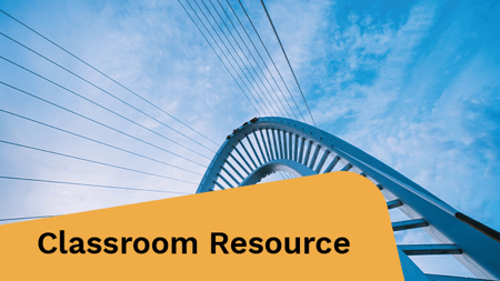 Close-up of bridge structure.