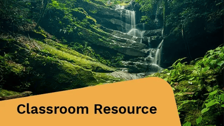 Waterfall in Thailand.