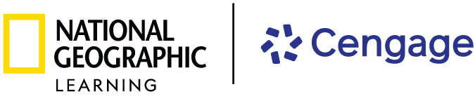National Geographic Learning and Cengage combined logo